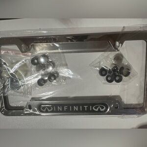 Infiniti Chrome License Plate Frame